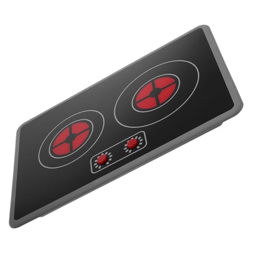 CHICAMPERA Realistischer Induktionskocher für Küchenspielzeug mit Licht und Soundeffekten Simuliertes Küchenzubehör für Fantasievolles für Junge und Spielküchen