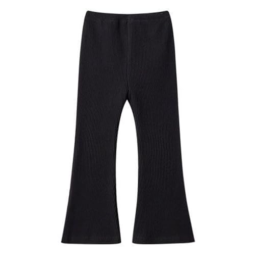 Stylish Girls Pants Elastic Waist Flare Bottoms Casual Leggings Comfortable Long Trousers for Everyday Wear