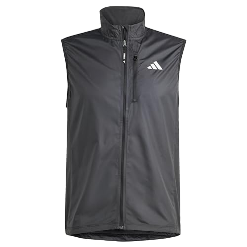 adidas Herren Own The Run Vest Jacke, Black, L