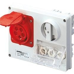 Gewiss gw66142 Boitier de prise de courant – Caisse enregistreuse