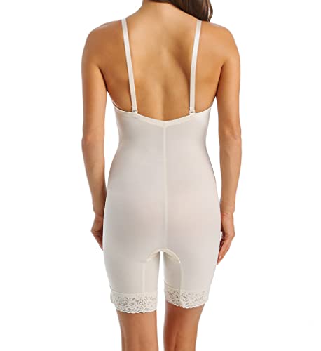 Va Bien Women's Strapless Low Back Bodysuit With Legs 1294 40D White #TOP3