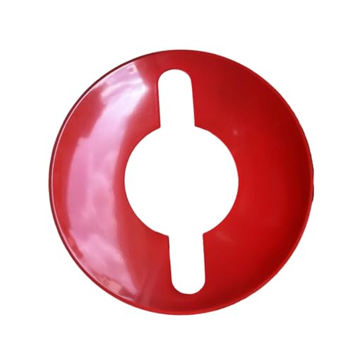 kowaku 276 Oil Lamp Reflector for Outdoor Use, Iron Camping Light Reflector for Beach Activities, red