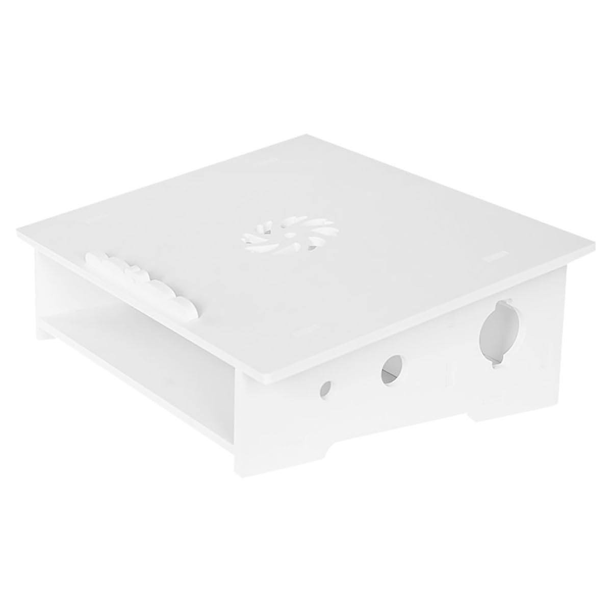 Holibanna 1 Pieza Soporte para Laptop Rack de Enfriamiento Silencioso Organizador de Escritorio para Computadora Portátil Diseño Multi Almacenamiento Compatible con Varios de Laptops