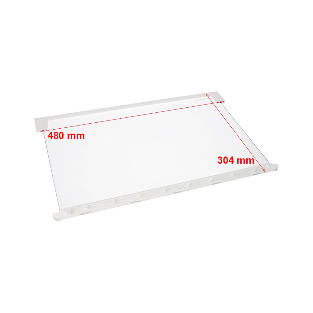 Ripiano Frigorifero 480 x 304 mm Compatibile Per Frigo Electrolux Rex Aeg ed Ulteriori