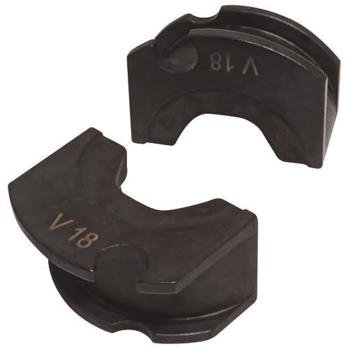 SOMATHERM FOR YOU - Lot de Mâchoires Profil V - Ø12-14-16-18-22-28 mm - Compatible avec Pince à Sertir - Noir - Pour Raccords Cuivre et Pince Radial | Sertissez tous vos diamètres de tube multicouche grâce à ce lot de mâchoires profil TH.