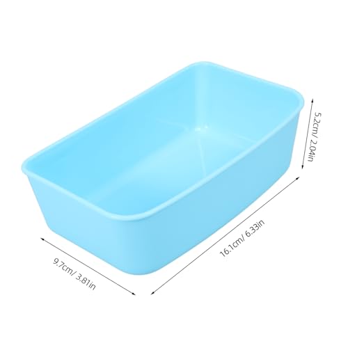 EXHUMKY 10St Pet erhöhter Hundenapf Slow Feeder Hundenapf Futterstation für Hundenäpfe hundezubehör hundefutter Tierfutterbehälter praktischer Kätzchennapf pp Sky-Blue