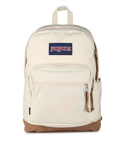 JanSport Right Pack Backpack - Durable Daypack with Padded 15 Laptop Sleeve Spacious Main Compartment & Integrated Water Bottle Pocket - Moon Flower