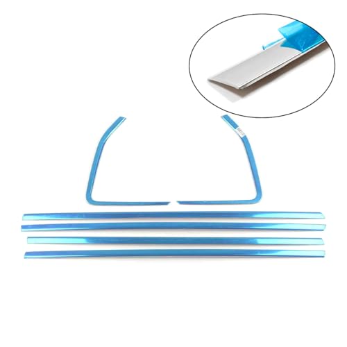 KELEIMAI Car Accessories Fit for Nissan New Rogue 2021 2022 2023 2024 2025 2026 Lower Windows Frame Sill Molding Cover Trims (Chrome) 6PCS Stainless Steel
