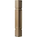 Ekena Millwork COL05X05X35KERW 5-Inch W x 5-Inch D x 35 1/2-Inch H Kent Raised Panel Cabinet Column, Rubberwood