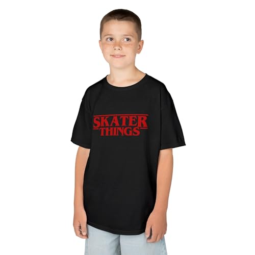 Image of Kid's Roller Skating T-Shirt - Stranger Things - Graphic Tee for Boys and Girls