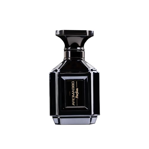 Aroma360 Men's Cologne - Luxurious Fragrance - Notes of Sage, Tiaré Flower, Saffron & Moss - Black, 50mL/1.7 fl oz