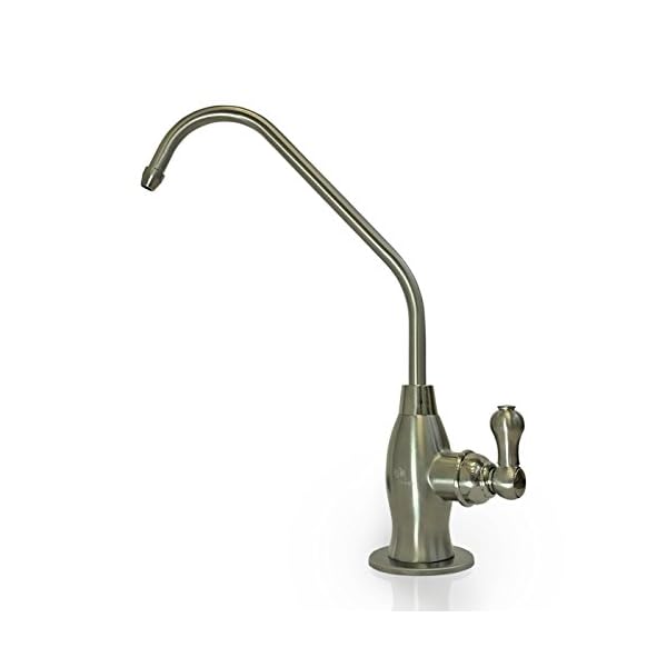 aquaboon Küche RO Wasserhahn (Nickel und Chrom Farben) (ALPINAS gebürstet nicel)