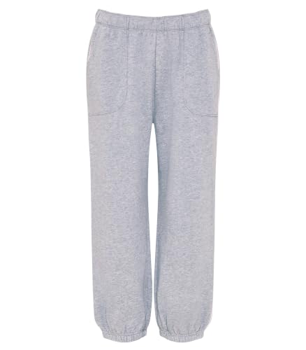 Victoria's Secret Pink Elle Campus Fleece Capri Sweatpants, Medium Heather Grey, S - image 4