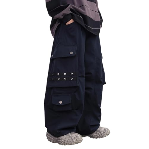 Pantalon cargo garçon ample et respirant avec poches de loisirs