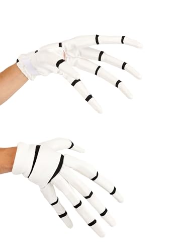 Fun Costumes Disney Jack Skellington Moving Hands Costume Gloves Disney Accessories - Standard - White