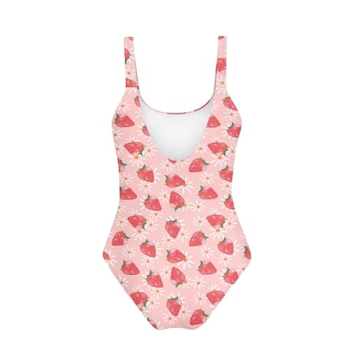 Girls One Piece Swimsuits Kids Bathing Suit Swimwear Vibrant and Whimsical Summer Patterns for 7-18 Years Old2