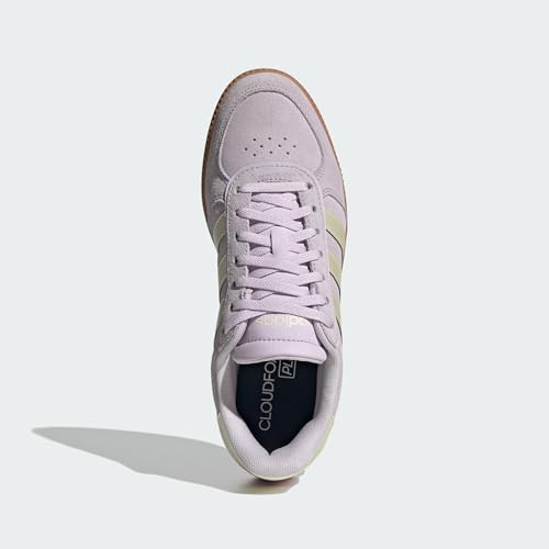 Image of adidas Womens Breaknet Sleek Suede Sports Shoes