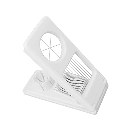 Egg Slicer for Hard Boiled Eggs, Stainless Steel Wires Egg Cutter Strawberry Slicer Kitchen Dicer for Strawberry, Mushroom, Grape, Kiwis, Sausage