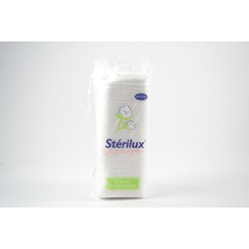 Hartmann Set of 45 Sterilux Square Face Make-Up Removers Cotton