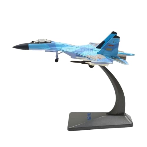 Modelo de avión militar fundido a presión Su-35 miniatura de bombardero Fuerza Aérea China 1:144