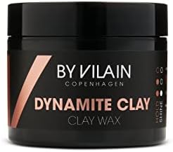 Dynamite Clay - Professional Hair Styling Wax Super Strong Hold, Matte Finish For All Hair Types Molding Sculpting Pomade Easy to Style for Fullness & Texture Smoothing & Slick Paste 65ml