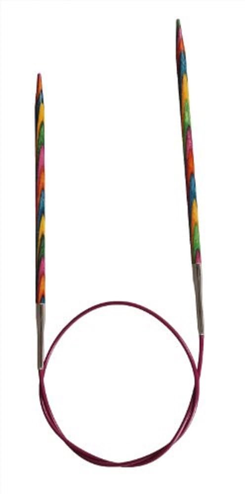KnitPro 80 cm x 2.25 mm Symfonie Fixed Circular Needles, Multi-Color, Paars