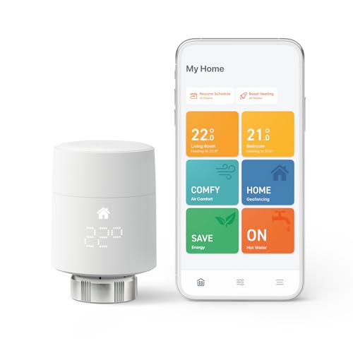 Bild zu tado° smartes Heizkörperthermostat – Wifi Starter Kit V3+, inkl. 1 x Thermostat für Heizung – digitale App Steuerung – Alexa, Siri, Google Assistant