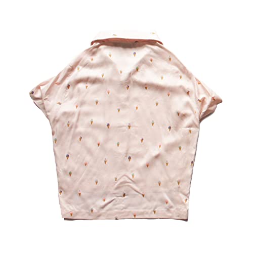 Ruse Pet Ice Cream Printed Shirt | Softtech Fabric Half Sleeves/Apparel/Clothes Shirt Gift For Small/Big Dogs.(Xxs) #TOP1