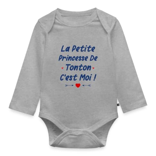 Cadeau super tonton avec ce body bébé manches longues bio