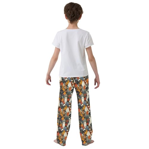 Pajama Pants Ghost Yellow Autumn PJ Bottoms Sleepwear Lounge Sleep Pant with Pockets3