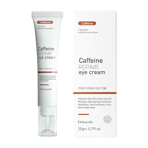 DEleventh Koreanische Marke Koffein Reparatur Eye Cream 20g / Anti-Falten, Reduziert Schwellungen und Dunkle Augenringe, Spendet Feuchtigkeit, Strafft Empfindliche Haut und Glättet Feine Linien