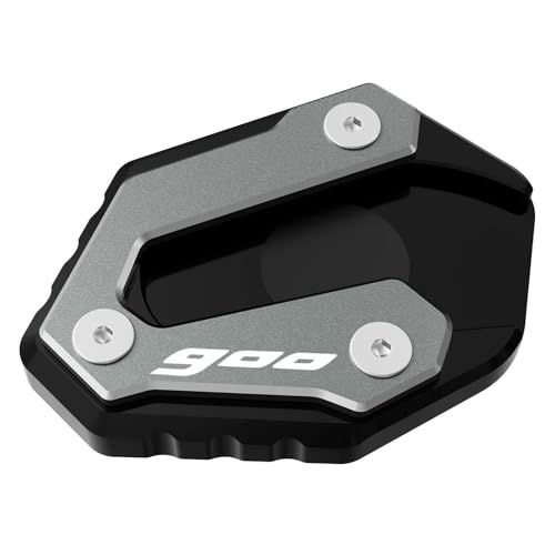 Erweitertes Upgrade Motorrad Ständer Pad Seite Stehen Erweiterung Für Yamaha Tracer 900 900gt Für Tracer900 GT 2021-2023(Gray)