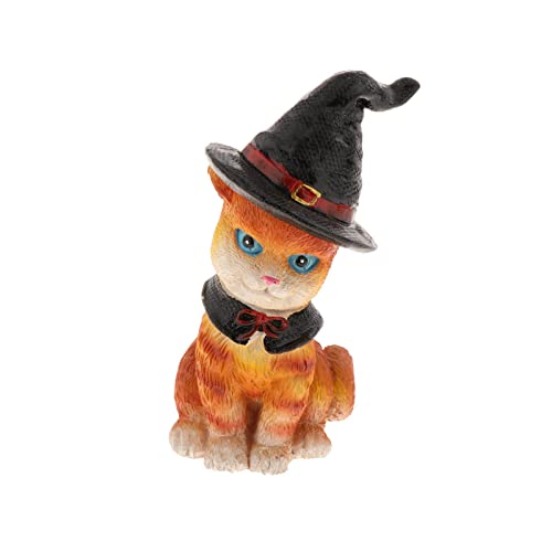 Fournitures de fête chat Halloween résine contre l'ennui