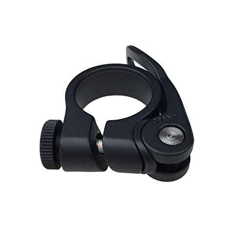 PLATT Fahrrad Sattelklemme mit Schnellspanner Aluminium Legierung Sattelklemme 28,6/31,8/34,9 mm