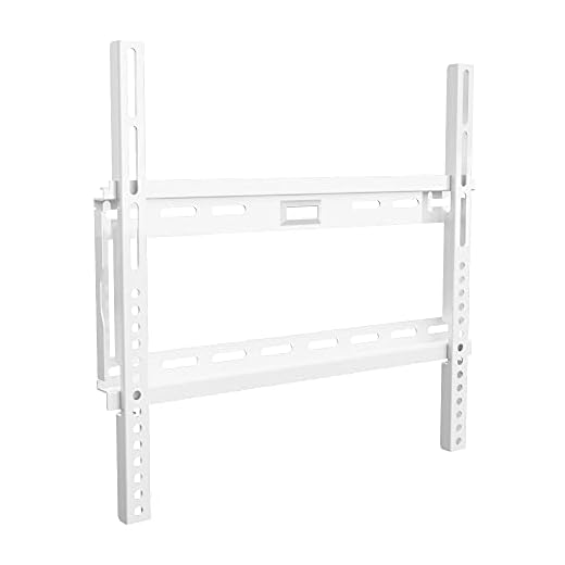 King Flat To Wall Fixed Slim Fit TV Väggmontering Konsol från 26 tum - 55 tum tum, VESA-kompatibel 50 mm x 50 mm - 400 mm x 400 mm, Max. TV-vikt 40 kg - Vit av TV Furniture Direct