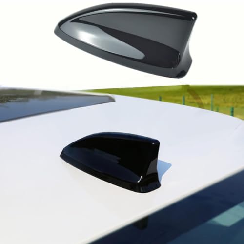 Car Shark Fin Antenna Topper Cover Trim Exterior Decoration Sticker (Civic Car Shark Fin Topper)