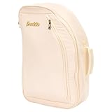 Franklin Sports Parker - Bolsa de pádel para Pickleball - (2) Bolsa de pádel para Equipo de Pickleball + Equipamiento - Compacto con Correa - Vainilla