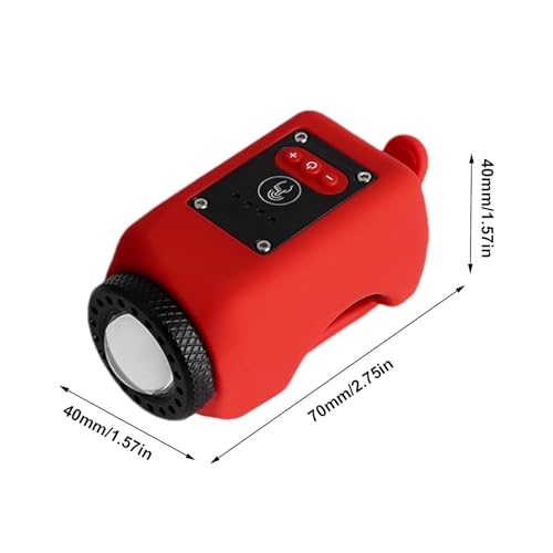 Sonnette rechargeable par USB 110 dB contre le danger à vélo - 2