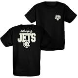 Blue 84 Winnipeg Jets NHL Officially Licensed Youth T-Shirt Pop Echo Black, Small