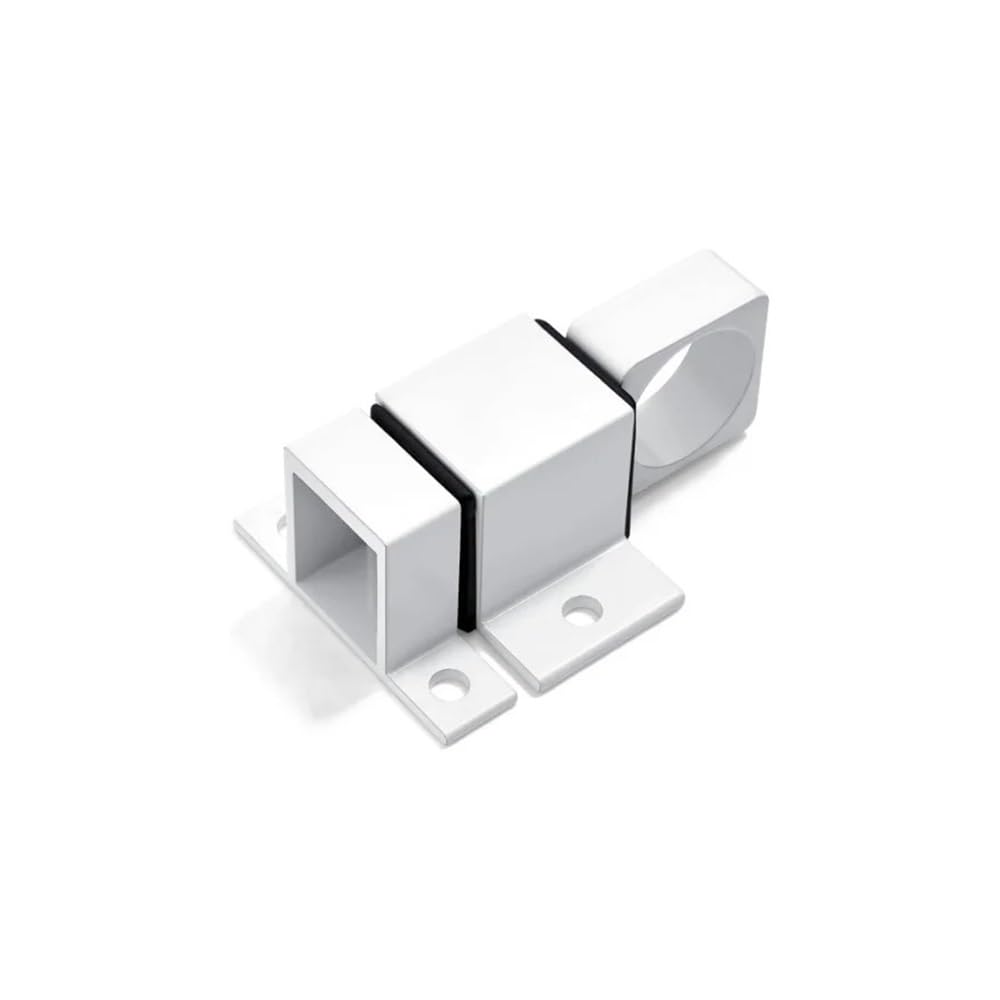 Diyouke Square-White 2Pcs Rustproof Auto Spring Latches For Gate Pet Cage(Square-White)