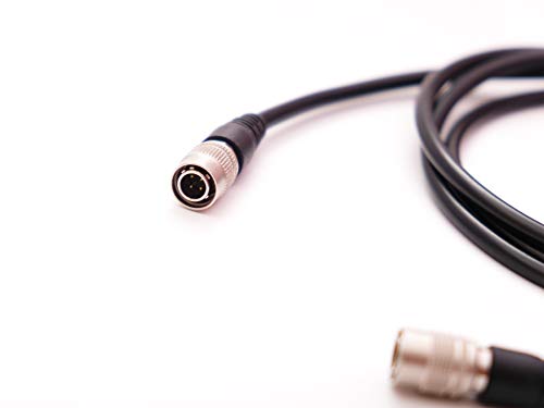 Cable de alimentación de 4 pines macho a macho de 4,8 pies para batería Trimble 3600 5