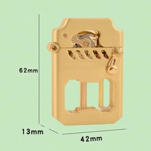 Encendedor Vintage Rocker Trench Recargable Kerosene miniatura 7