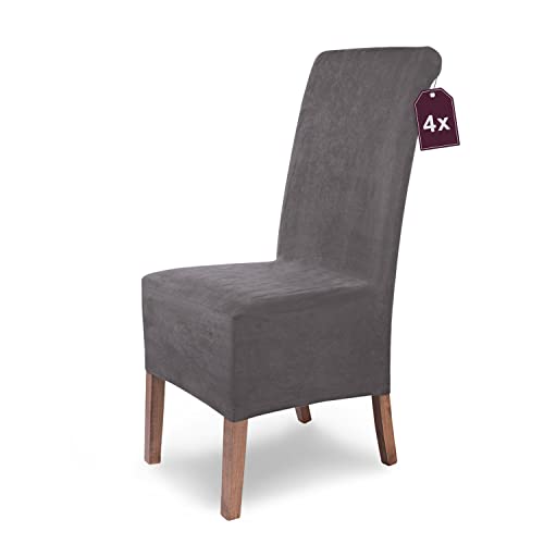 Wasserdichte Stuhlhussen Für Draußen - 600D Oxford, 81.3x94.4x91.4 Cm, 2 Stück, Grau