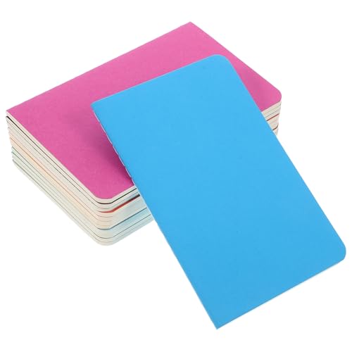 Cuadernos pequeños A6 para notas de oficina paquete de 12 libretas portátiles con hojas rayadas
