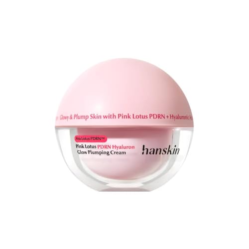 Image of Hanskin PDRN Cream, Pink Lotus PDRN Plumping Face Moisturizer, 1.69 fl oz
