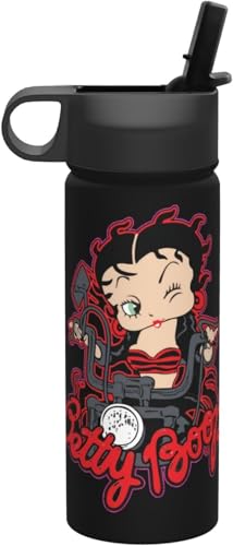 ベティちゃん ベティブープ(11) 水筒 真空断熱 保温 保冷 スポーツボトル 人気 ステンレスボトル スポーツ飲料対応 漏れない 直飲み530ml 男の子 女の子 おしゃれ プレゼント