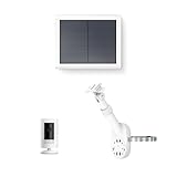 【2023年度グッドデザイン賞受賞】Ring Stick Up Cam Battery (リング スティックアップカム バッテリーモデル) ホワイト + ソーラーパネル + ポールマウント| Ring Homeプラン30日間無料体験