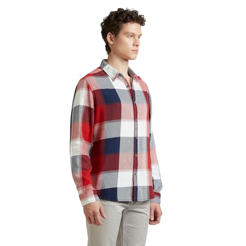 Image of Pepe Jeans Men's Regular Fit Full Sleeve Checkered Cotton Casual Shirt | Check Shirt for Man | Smart & Stylish | Multiple Styles | Mens Casual Shirts