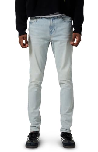 PacSun Men's Bryce Stacked Skinny Jeans Stretch Light Indigo