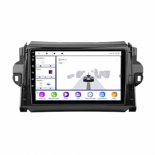 Pantalla coche 2 DIN para Toyota Fortuner SW4 2015-2020: adiós a perder el rumbo